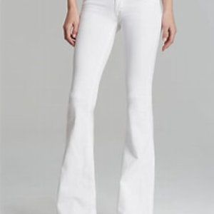 NWOT Women's Hudson White Flare Holly Jeans. Sz. 27